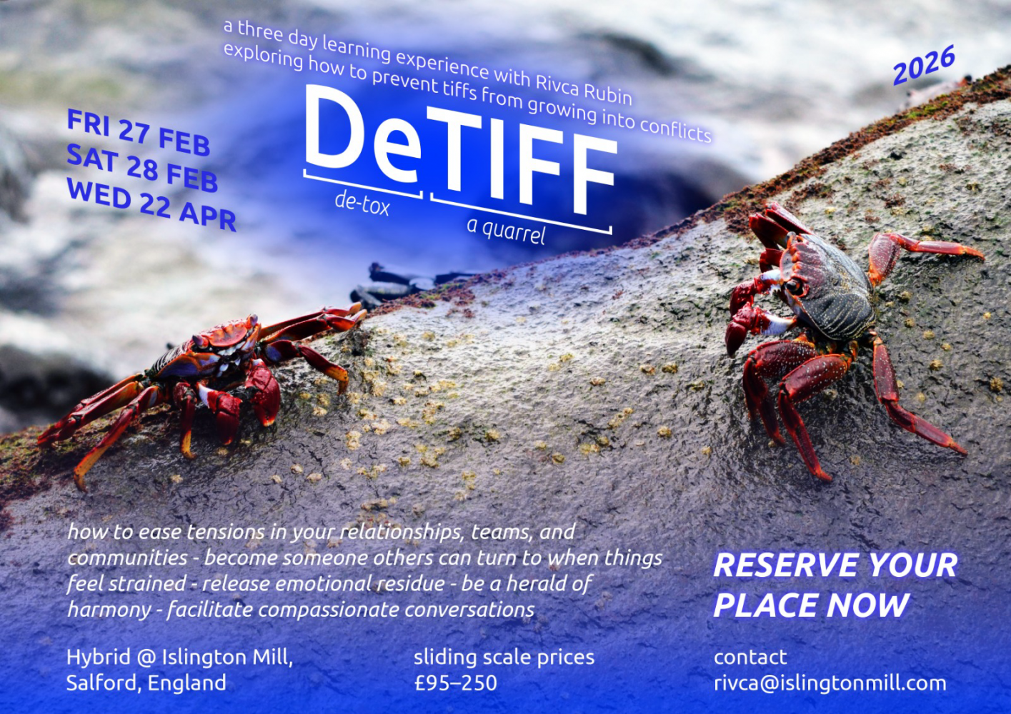 deTIFF – Dispersing Tensions Workshop